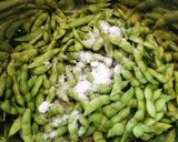 ダイナミックに！朝採り大量枝豆の茹で方作り方1写真