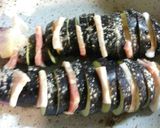 なすと豚バラのレンチン蒸し♪ピリ辛味噌味作り方4写真