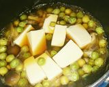 ふわとろ♥簡単豆腐とえんどう豆の卵とじ♥作り方3写真