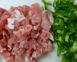 豚肉とピーマンの白だし炒め作り方1写真