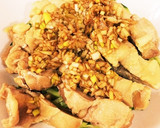 簡単レシピ☆茹で鶏肉のネギソース☆作り方7写真