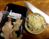 煎り酒で。新生姜と揚げの炊き込みご飯作り方2写真
