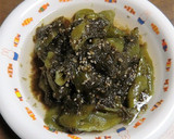 万願寺とうがらしと海苔の、白だしさっと煮作り方5写真