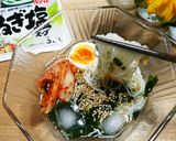 わかめスープで簡単冷麺風そうめん作り方2写真