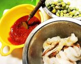 グリーンピースが美味しい！エビチリ☆作り方7写真