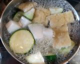 とろ茄子、冬瓜、ズッキーニのお味噌汁作り方5写真