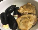 梅干しで鶏肉の照り焼き作り方4写真