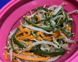 三色野菜の胡麻和え作り方3写真