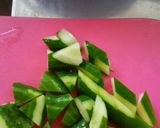 簡単♪きゅうりと塩昆布の浅漬け作り方1写真