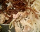 意外とあっさり、豚もやし木耳つけ麺作り方6写真