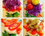 丸パンボリュームサンド〇サンドイッチ〇作り方4写真