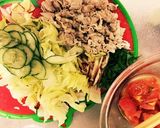 豚肉と香味野菜の味噌だれサラダ☆彡作り方2写真