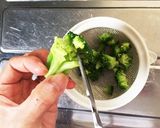 離乳食 初期～緑黄色野菜のブロッコリー作り方3写真