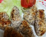 ササミのゆかりパン粉焼き♪作り方5写真