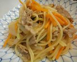 豚肉ハニーうまうまパスタ作り方4写真