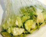 簡単時短♡長芋とズッキーニの山葵漬け作り方3写真