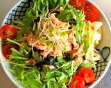 ツナと水菜のサラダうどん作り方7写真