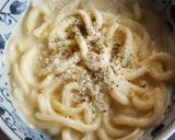 コーンスープクリームうどん作り方8写真