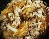 春雨で豚こまの豚丼　作り方4写真
