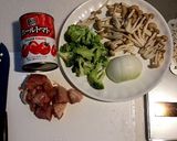 鶏肉とブロッコリーの濃厚トマト煮込み作り方1写真