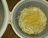 【和】えのき茸と油揚げの炊き込みご飯作り方1写真