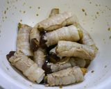 レンジで簡単！茄子の肉しゃぶポン酢作り方4写真