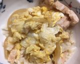 手足口病2日目の娘が完食！玉子丼作り方3写真