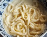 コーンスープクリームうどん作り方7写真