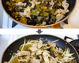 飯泥棒☆ピリ辛ニンニク豚高菜炒め！作り方4写真