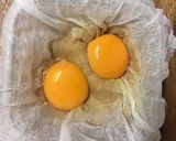 卵黄の鼈甲漬け（こぼれ梅）作り方2写真