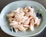 鶏ササミのヨーグルトソース和え作り方3写真