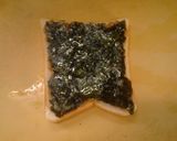 韓国海苔風納豆トースト作り方4写真