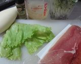 酢玉ねぎの生ハム巻き～生春巻き風♪作り方1写真