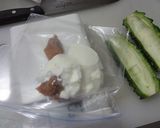 ゴーヤのヨーグルト味噌漬け作り方1写真