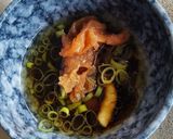 鶏ササミの梅和え★冷やしぶっかけうどん作り方5写真