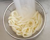 鶏ササミの梅和え★冷やしぶっかけうどん作り方8写真