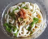 鶏ササミの梅和え★冷やしぶっかけうどん作り方12写真