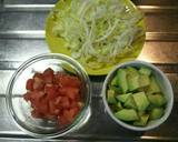 野菜もたっぷり♪ピリ辛タコライス作り方1写真