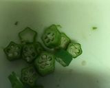 ほうれん草のオクラの味噌汁作り方2写真