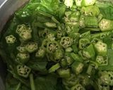 ほうれん草のオクラの味噌汁作り方3写真