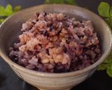 簡単&ヘルシー♪もち麦の黒米ご飯作り方4写真