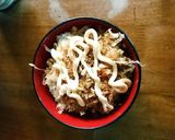 タラコパスタ丼作り方3写真