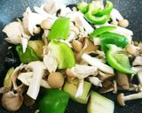 簡単☆ナスときのこの昆布茶炒め☆作り方3写真