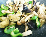 簡単☆ナスときのこの昆布茶炒め☆作り方5写真