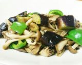 簡単☆ナスときのこの昆布茶炒め☆作り方6写真