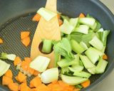 キノコたっぷりチンゲン菜炒め作り方4写真