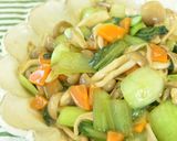 キノコたっぷりチンゲン菜炒め作り方6写真