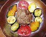チーズインバーグ☆彡夏野菜添え.:*☆作り方7写真