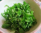 ピーマンの塩こぶあえ作り方1写真