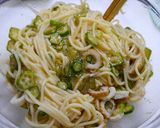 簡単！ピリ辛ネバ～☆和えるだけ夏パスタ作り方4写真